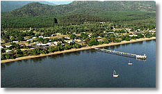 The seaside town of Cardwell